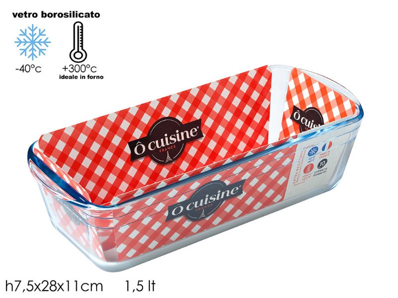 [3426470010788] PIROFILA IN VETRO PYREX RETT.11X28XH8CM