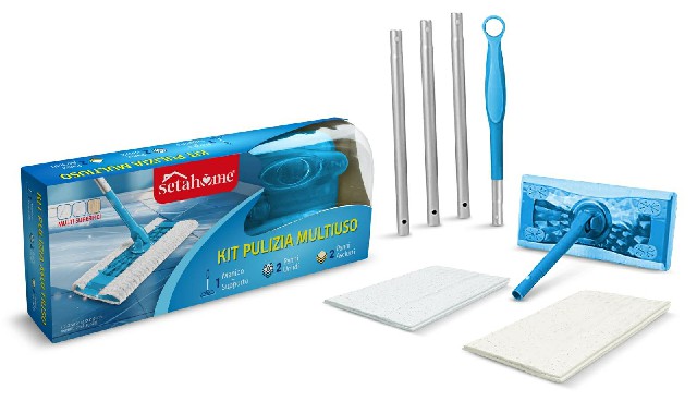 [8054794032459] KIT PULIZIA MULTIUSO 1 MANICO + SUPPORTO