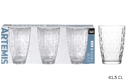 [3568350100902] 3 BICCHIERI ARTEMIS LD 41.5CL