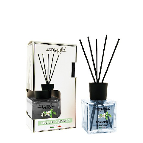 [8055060441128] DIFFUSORE CON MIDOL. PER AMB. 200ML MUSCHIO BIANCO