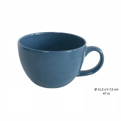 [3568350310103] TAZZA JUMBO 47 CL BLU -GRES