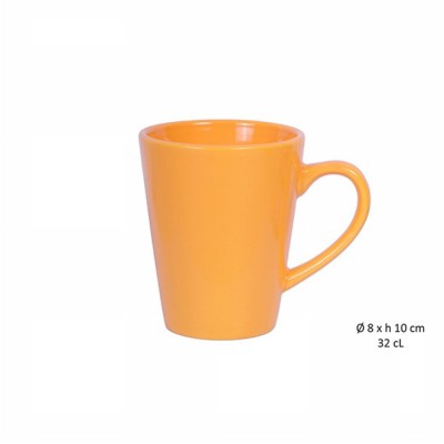 [3568350310240] TAZZA MUG CONIQUE 32 CL SENAPE -GRES