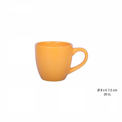 [3568350310271] TAZZA CAFFE GIALLO MOSTARDA - 20CL