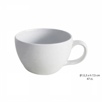 [3568350320331] TAZZA JUMBO BIANCA - 47CL