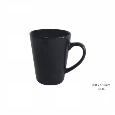 [3568350320584] TAZZA MUG CONIQUE 32 CL PM GRIGIA ANTRACITE -GRES