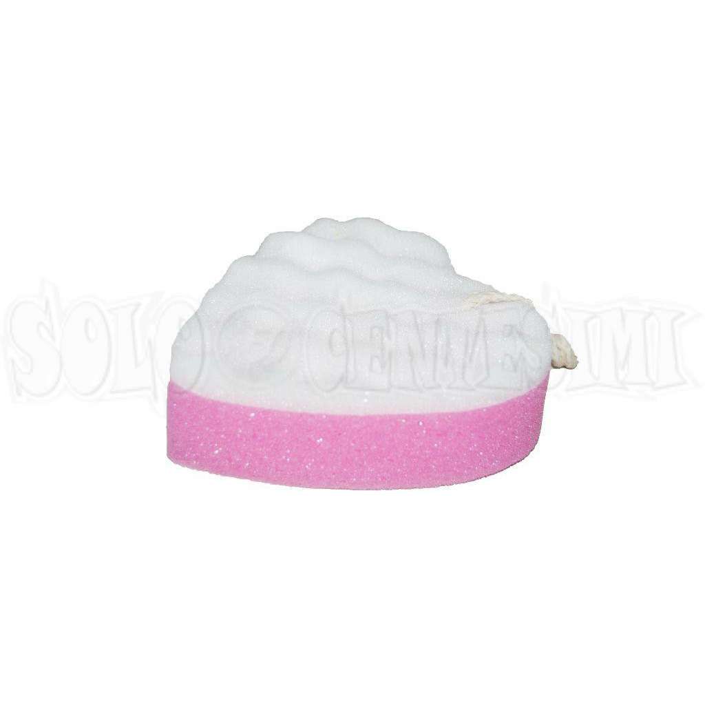 [8055748932863] SPUGNA DOCCIA SCRUB CUORE IN BUSTA OPACA