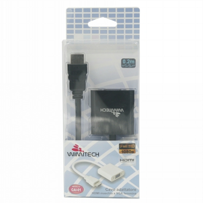 [8055960862016] CAVO ADATTATORE HDMI/M-VGA/F CAI-01