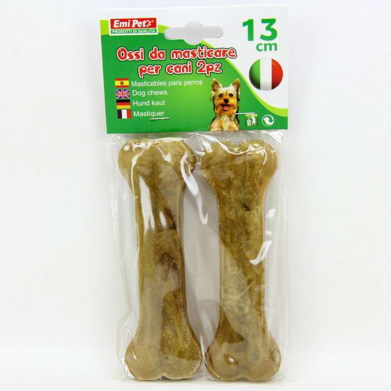 [8056046076983] OSSI DA MASTICARE PER CANI 2PZ
