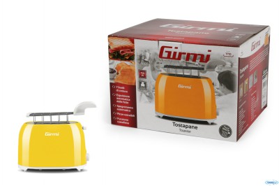 [8056095875391] TP11 TOSTAPANE ELETTRONICO 750W GIALLO TP1105