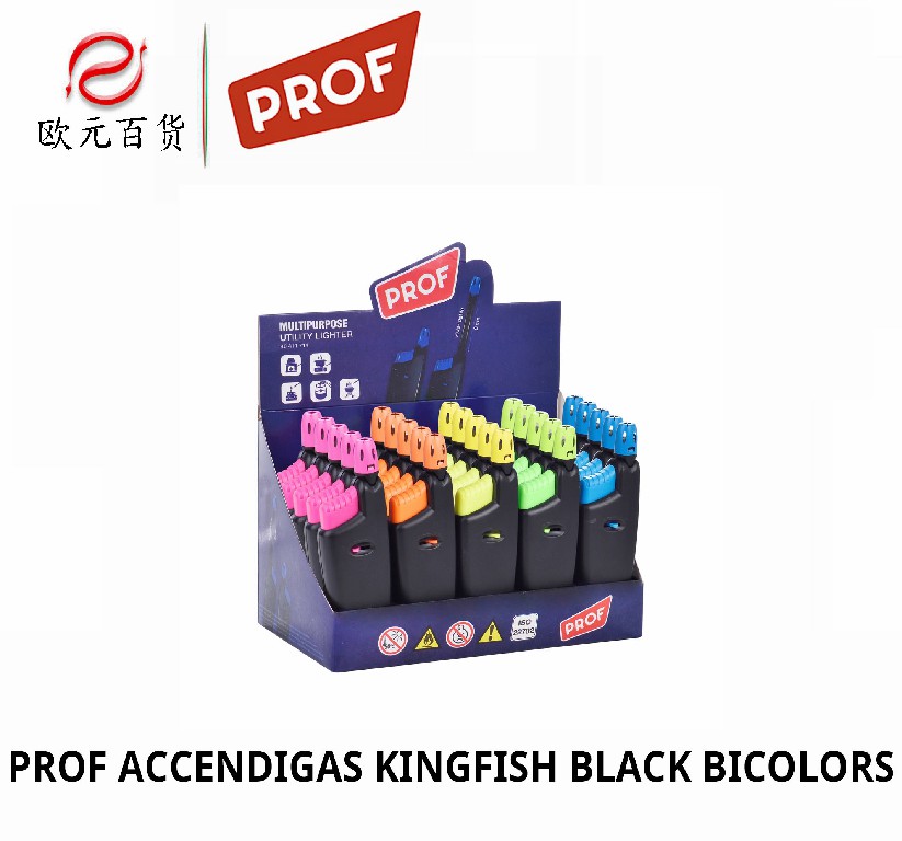 [3661075298494] PROF ACCENDIGAS KINGFISH BLACK BICOLORS