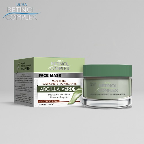 [8057190170282] MASCHERA PURIFICANTE TONIFICANTE ARGILLA VERDE 50M