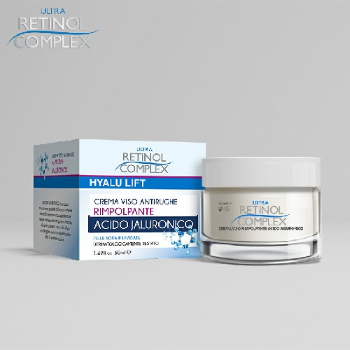 [8057190170947] CREMA VISO RIMPOLPANTE ALL’ACIDO JALURONICO 50ML