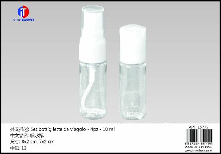 [8057255157791] SET BOTTIGLIETTE DA VIAGGIO 4PZ 10ML