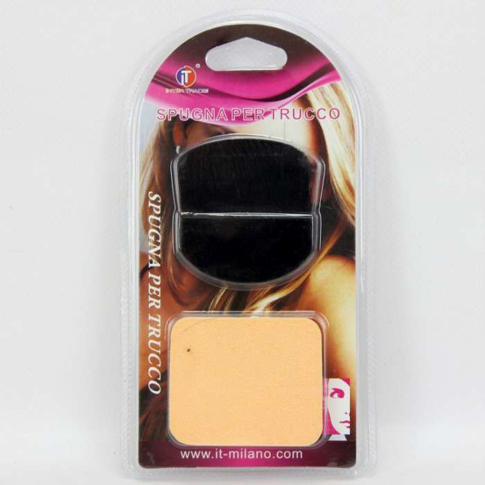 [8057255164317] SPUGNA PER TRUCCO C/SPAZZOLINO 1/12