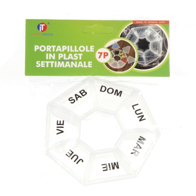 [8057255211592] PORTAPILLOLE IN PLAST SETTIMANALE
