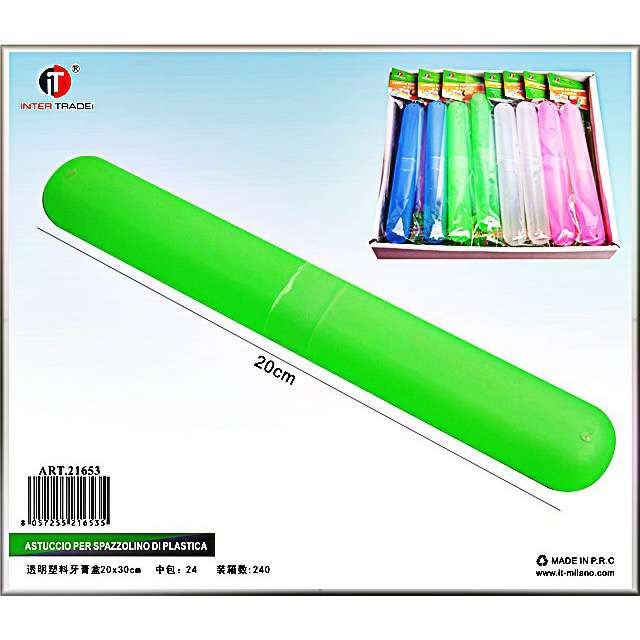 [8057255216535] ASTUCCIO PER SPAZZOLINO DI PLASTICA 1/12