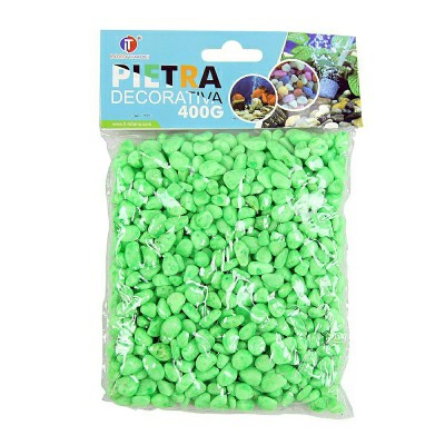 [8057255247454] PIETRA DECORATIVA 400G VERDE