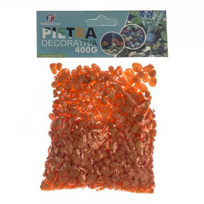 [8057255247485] PIETRA DECORATIVA 400G ARANCIONE