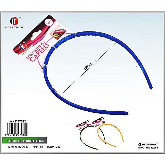 [8057255278120] CERCHIETTO PER CAPELLI 1CM