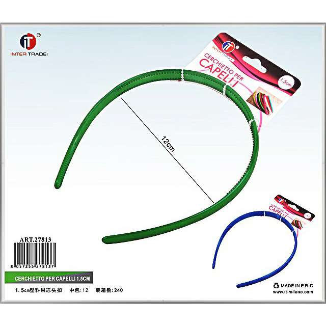 [8057255278137] CERCHIETTO PER CAPELLI 1.50CM