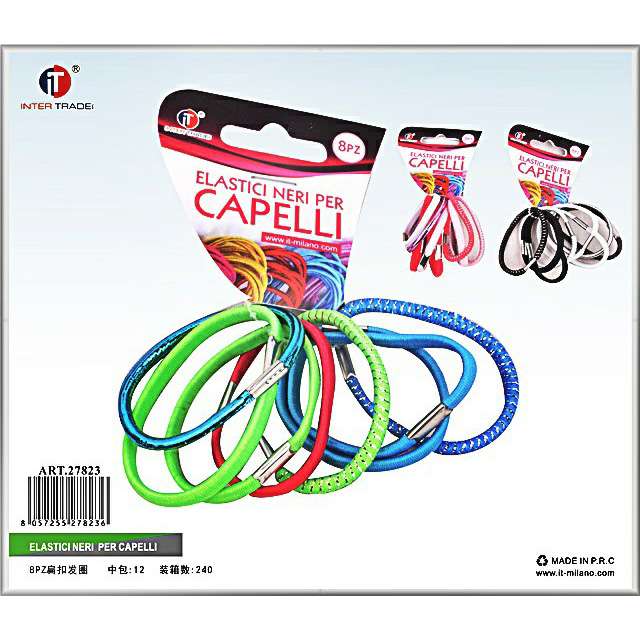 [8057255278236] ELASTICI PER CAPELLI COLORATI 8PZ