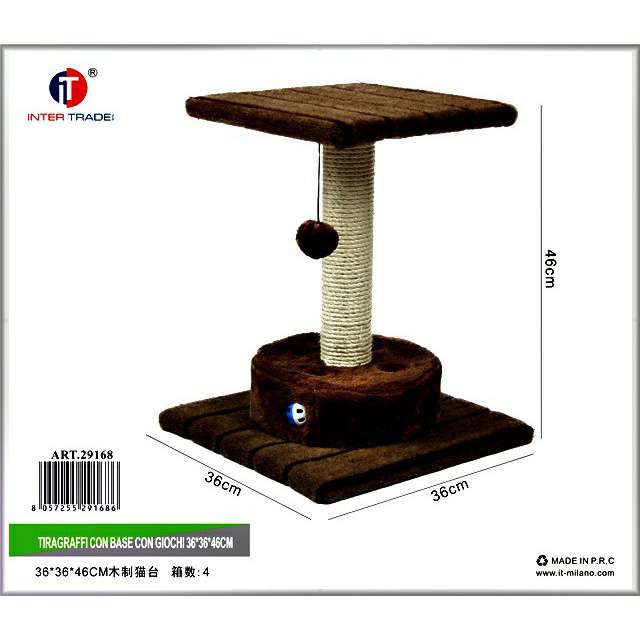 [8057255291686] TIRAGRAFFI CON BASE CON GIOCHI 36X36X46CM