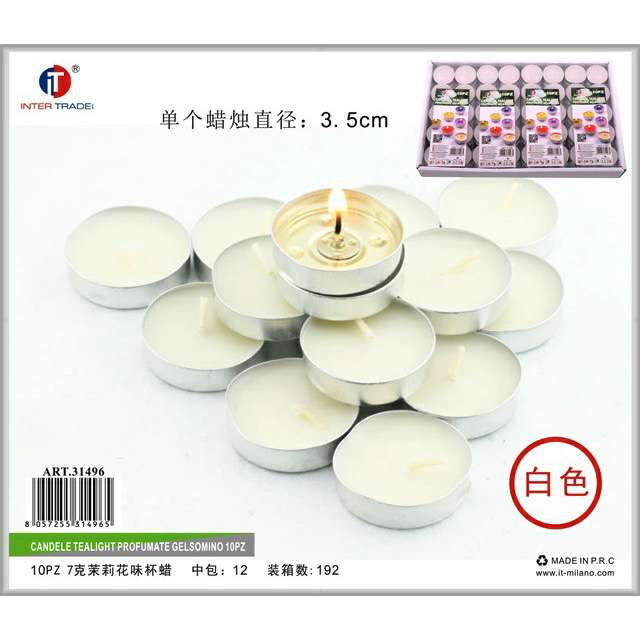 [8057255314965] CANDELE TEALIGHT PROFUMATE GELSOMINO