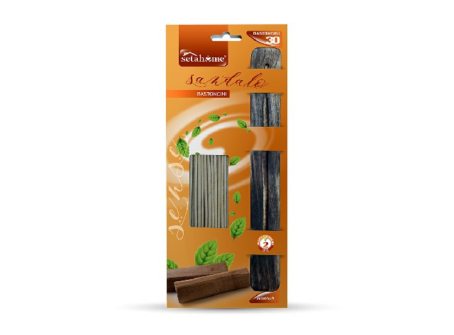 [8057502403510] BASTONCINI INCENSO CF 30PZ SANDAL &HONEY