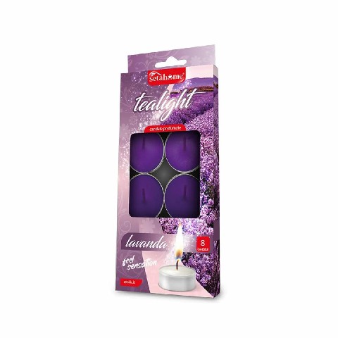 [8057502403589] T-LIGHT 10GR CF 8PZ LAVANDER