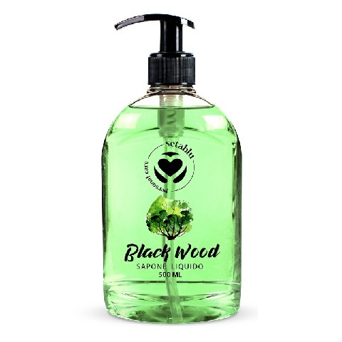 [8057502403985] SAPONE LIQUIDO MANI 500ML BLACK WOOD