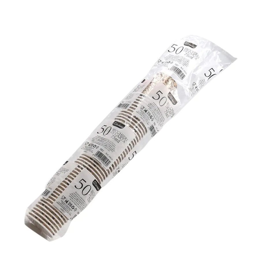 [8057502406269] BICCHIERINI CARTA COFEETIME 2,5OZ CF50PZ