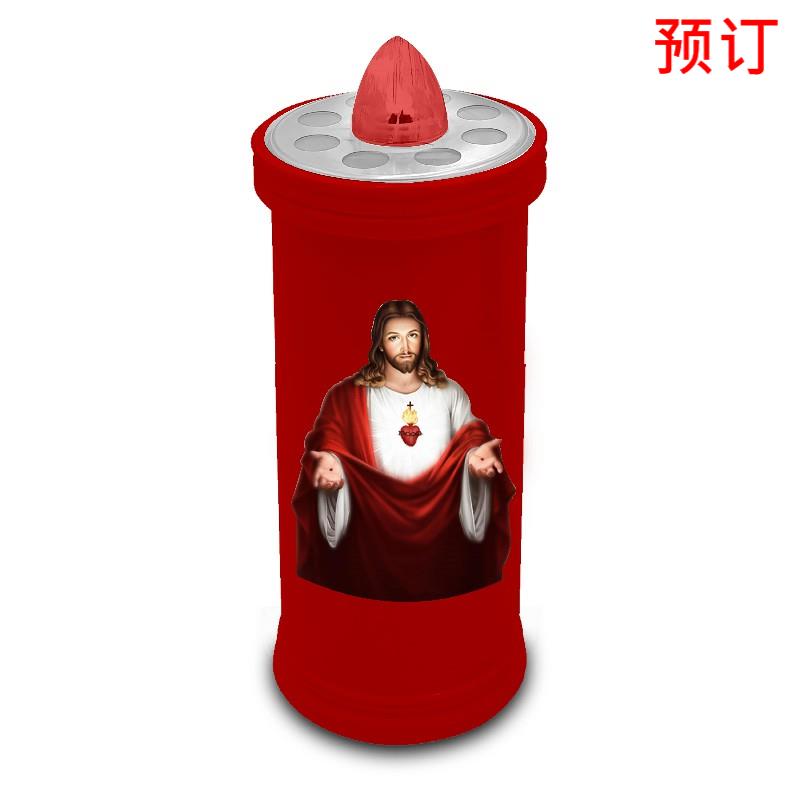 [8057502408768] LUMINO ROSSO CM 6X14 + BATTERIE ALCALINE