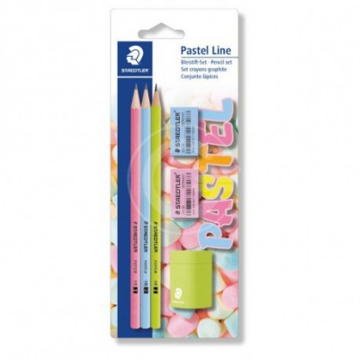 [4007817039700] STAEDTLER MAT.GRAF.SET HB PASTEL BK FSC