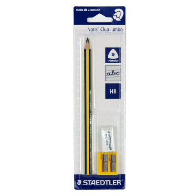 [4007817118016] STAEDTLER SET MATITA NORIS TRIAN HB+GOMMA+T/MATIT
