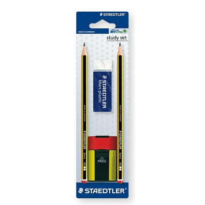 [4007817119259] STAEDTLER STUDY SET MATITA HB 2PZ+GOM+CONT T/MATIT
