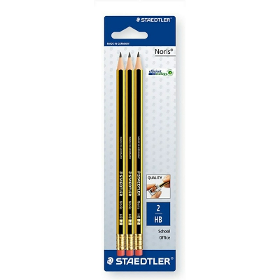 [4007817122006] STAEDTLER MATITA NORIS HB C/GOMMINO 3PZ