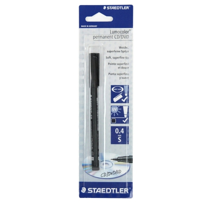 [4007817310021] STAEDTLER MARCATORE PERM CD/DVD S 0,4MM - NERO