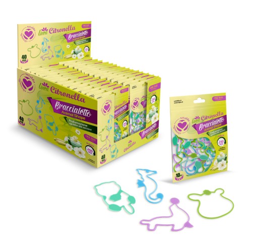 [8058951023830] BRACCIALE CITRON. 10PZ - ANIMAL SHAPE