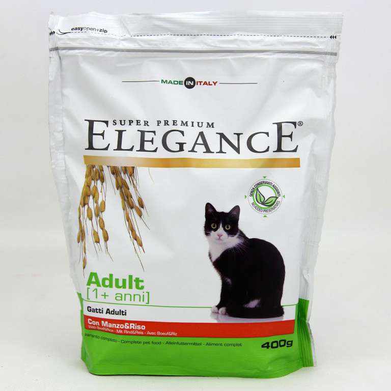 [8059149012742] ELEGANCE CAT 400GR ADULT MANZO RISO