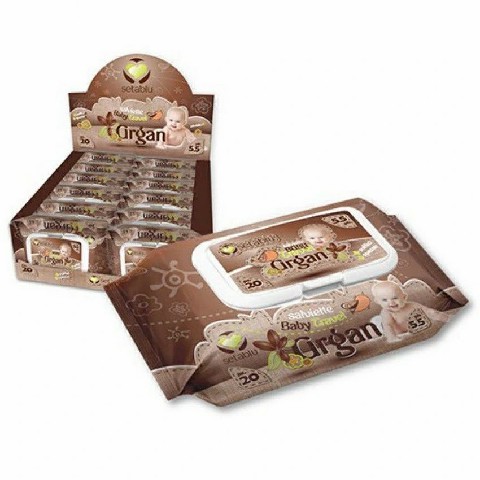 [8059174590499] SALVIETTE BABY TRAVEL ARGAN 20PZ POP UP