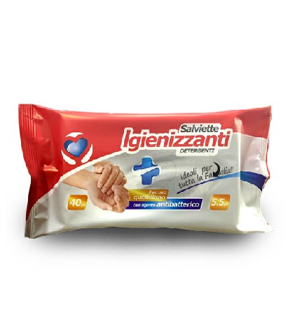 [8059174592073] SALVIETTE IGIENIZZANTI 40PZ