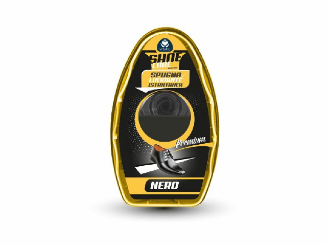 [8059174595364] SPUGNA SCARPE CON SERBATOIO 6ML NERO