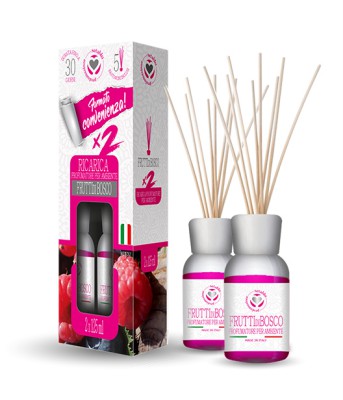 [8059174596224] RICARICA DIFFUSORE 125ML FRUTTI ROSSI 2PZ C/MIDOLL