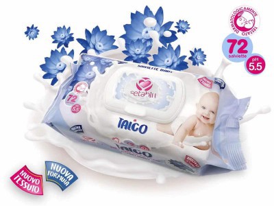 [8059174597535] SALVIETTE BABY TALCO 72PZ - ONLUS