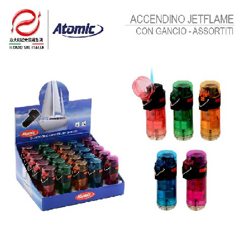 [4014663149903] ATOMIC ACCENDINO LIGHTER WITH HOOK ASS.