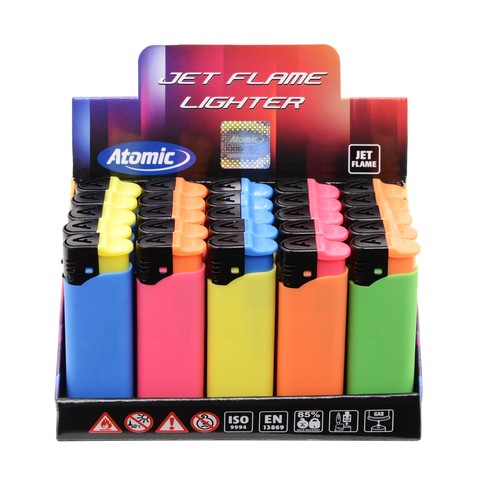 [4014663428541] ATOMIC ELECTRONIC LIGHTER JET NEON RUBBER