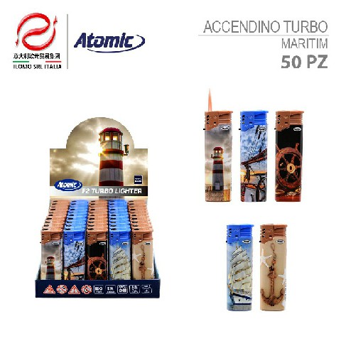 [4014663439585] ATOMIC ACCENDINO TURBO LIGHTER MARITIM