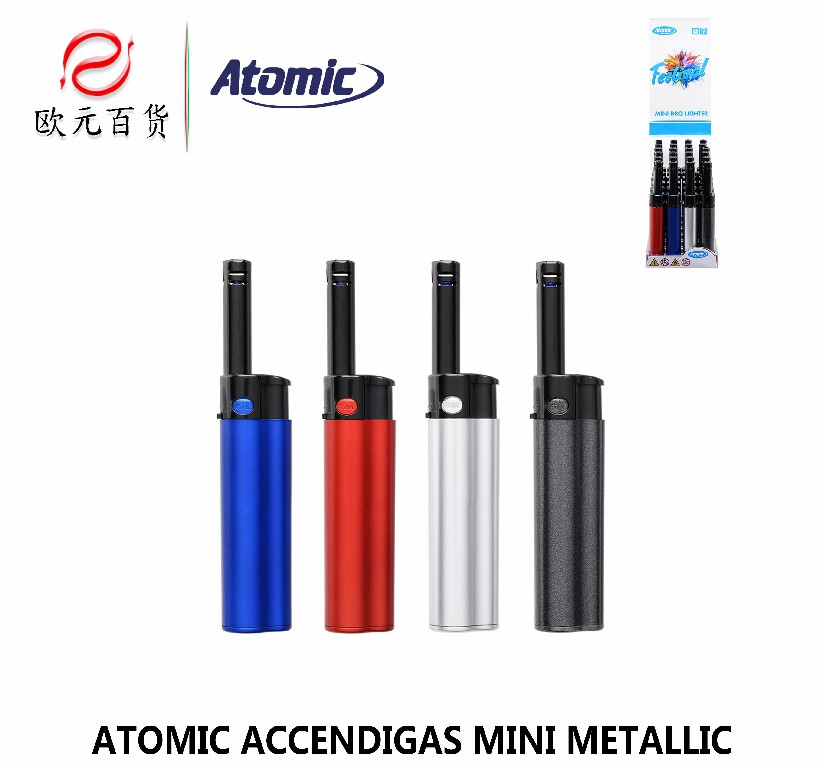 [4014663597223] ATOMIC ACCENDIGAS MINI METALLIC