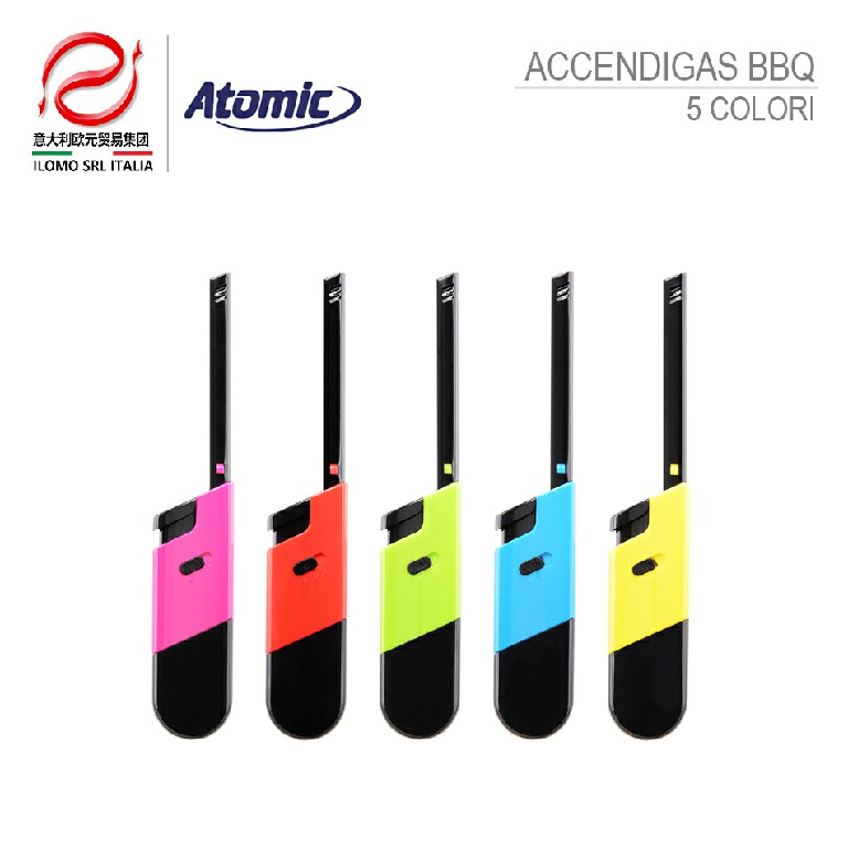 [4014663703204] ATOMIC ACCENDIGAS 5 COLORI ASS.