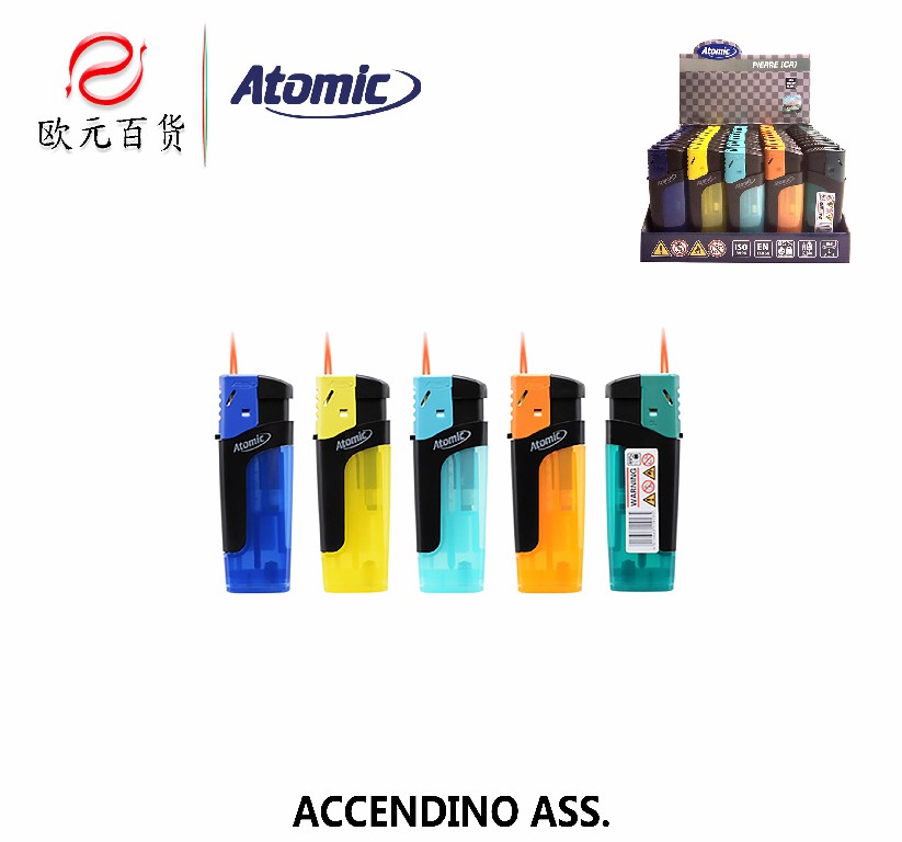 [4014663748533] ATOMIC ACCENDINO TURBO SEMI TRASPARENTE ASS.